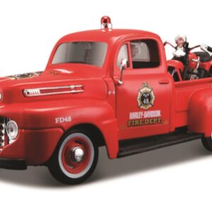 1948 Ford F1 Fire Dept and 1936 Harley Davidson Knucklehead